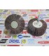 954-Rueda flap 2-1/2" X 1" C/V 1/4" G.80