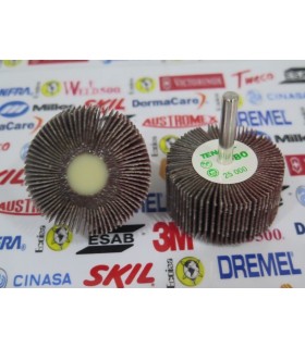 2616-Rueda flap 2" X 1" C/V 1/4" G.80