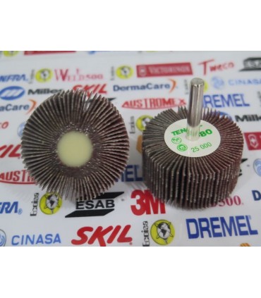 2616-Rueda flap 2" X 1" C/V 1/4" G.80