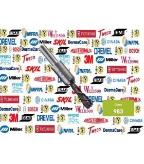 983-Carda unitrenza 3/8" X .014" C/V 1/4"
