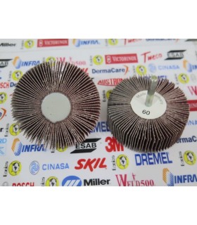 927-Rueda flap 3" X 1" C/V 1/4" G.60