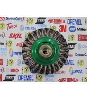 974-Carda trenzada 4"