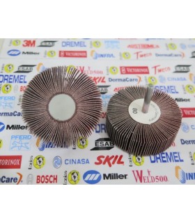 930-Rueda flap 3" X 1" C/V 1/4" G.80