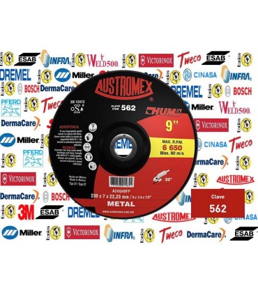 562-Disco de desbaste 9"