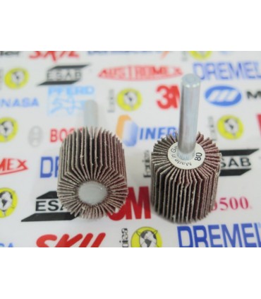 906-Rueda flap 1" X 1" C/V 1/4" G.80