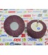 1602-Rueda flap con fibra 3" X 1" C/V 1/4" G180