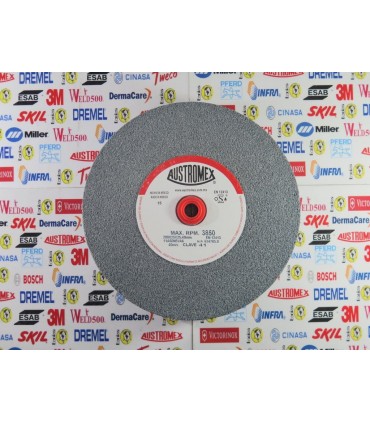 41-Rueda resinosa gris 8" X 1" X 1"