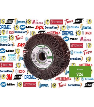 726-Rueda flap 6" X 2" X 1" G.50