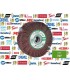 727-Rueda flap 6" X 2" X 1" G.60