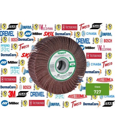 727-Rueda flap 6" X 2" X 1" G.60