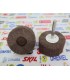 1605-Rueda de fibra  2" X 1" C/V 1/4"