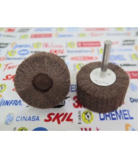1605-Rueda de fibra  2" X 1" C/V 1/4"