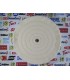 1620-Rueda de tela blanca 6"