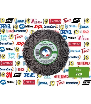 728-Rueda flap 6" X 1" X 1" G.60