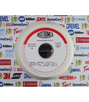 316-Rueda resinosa 6" X 2" X 1-1/4"