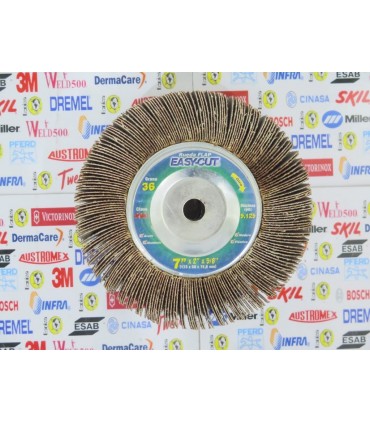 2921-Rueda flap 7" X 2" X 5/8" G.36
