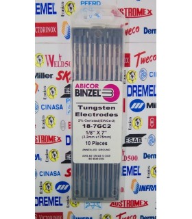 Tungsteno cerio 1/8 Binzel