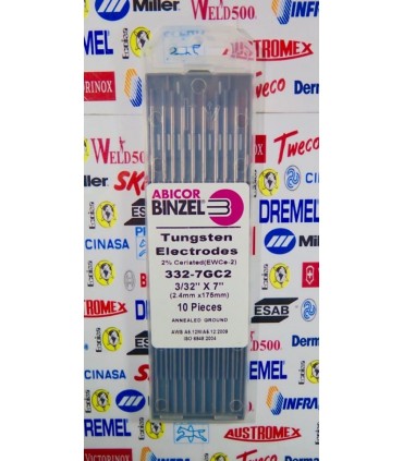 Tungsteno cerio 3/32 Binzel