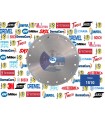 1510-Disco de diamante continuo 9"